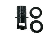 Наконечник для клапана лодок ПВХ с кольцами (с байонетным креплением)