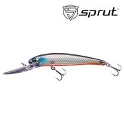 Воблер SPRUT Rei 3D 90F-CRBK 90mm 12gr загл.3.5-5.0m floating