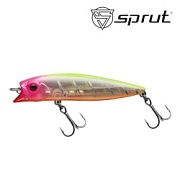 Воблер SPRUT Okami 90F-CRLPN 90mm 12gr загл.0.1-0.5m floating