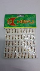 Мормышка MILDAS ЧЕРТИК золото, капля (уп.50шт)