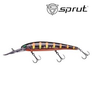 Воблер SPRUT Taiho D 120F-CRBK-STR 120mm 20gr загл.4.0-5.5m floating