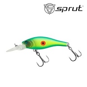 Воблер SPRUT Zumi Mini 47S-LGRD 47mm 3.8gr загл.0.5-1.5m sinking