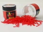 Искусств. насадка "ENERGY BAIT" МОТЫЛЬ (Волна), L-7см, цв. красный, ароматизир. (50шт)