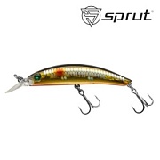 Воблер SPRUT Tori 78F-GBK-SC 78mm 8.5gr загл. 2.0-3.0m floating