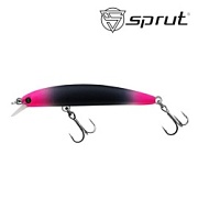 Воблер SPRUT Fudzi 60S-BKPN 60mm 3.3gr загл.0.5-1.0m sinking