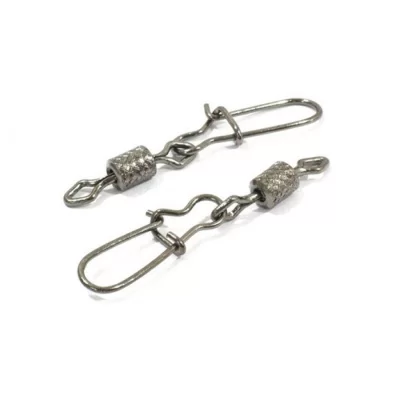 Вертлюг цилиндр STRIKE PRO с накаткой застёжкой Duo-lock № 2*3 50кг.Bz (уп.10шт)