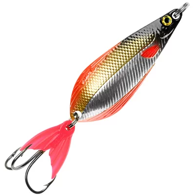 Блесна колебалка AQUA АТОМ M 40,0mm, вес - 9,0g цвет 05 (серебро, золото) 108131