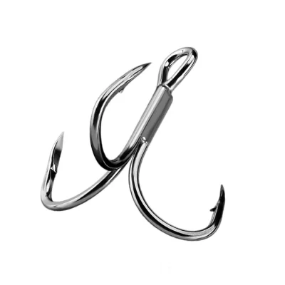 Тройной крючок Sprut Mori ST-48 BC №1/0 (Treble Wide Gap Twisted Hook 2x Strong) (уп.4шт)
