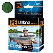 Плет. шнур PE ULTRA ELITE M-8 Dark Green 0.12mm 150m (темно-зеленый)