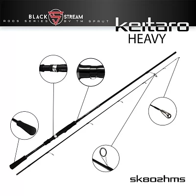 Спиннинг Sprut KEITARO 244H 15-45g 8-22lb SK802HMS
