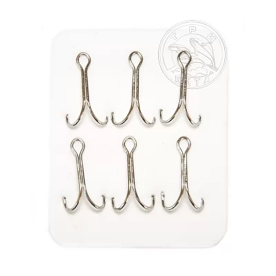 Крючок Sprut двойной Kiba SD-36 NK №8 (Double Round Bend NickelHook) (уп,6шт)