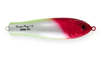 PST-03C#X10E-X10E Блесна Strike Pro шумовая 90mm 22.4g, тройник