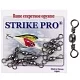 Вертлюг классика STRIKE PRO № 4 28кг.Bz (уп.10шт)