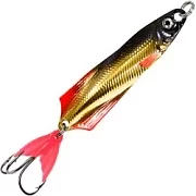 Блесна колебалка AQUA ГЛЮК 40,0mm, вес - 7,0g цвет 02 (золото, серебро, черный металлик) 106729