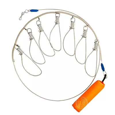 КУКАН метал.(трос) с поплавком 5-ти карабиновый