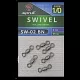 Вертлюг SPRUT SW-02 BN №1/0/55kg Rolling swivel (уп.6шт)
