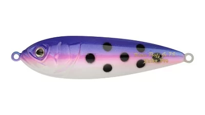 PST-02#C457F Блесна шумовая 75 мм, 12.6 гр, тройник, Purple Milk UV, Strike Pro Killer Profy 75