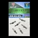 Вертлюг SPRUT SW-05 BN №1/45kg Diamond eye roulette body rolling swivel (уп.6шт)