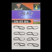 Карабин SPRUT SN-05 BN №4/43kg Diamond snap (уп.8шт)