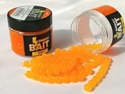 Искусств. насадка "ENERGY BAIT" ИКРА (S) д.6мм, цв. оранж. прозрач., ароматизир. (88шт)