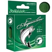 Плетеный шнур AQUALON DARK GREEN 0.12mm 100m (темно-зеленый)