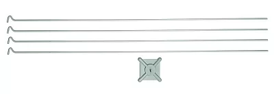 Подъемник металлич дуги в сборе 1,5*1,5 (d 5мм) (без сетки)