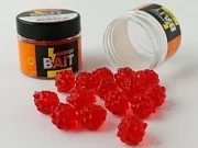 Искусств. насадка "ENERGY BAIT" СГУСТОК ИКРЫ, цв. рубиновый прозрач., ароматизир. (15шт)