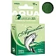 Плетёный шнур AQUALON DARK GREEN 15m 0.08mm (темно-зеленый)