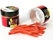 Искусств. насадка "ENERGY BAIT" ЧЕРВЬ (M) 5,5см, цв. темный лосось, ароматизир. (35шт)