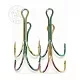 Крючок Sprut двойной Kiba SD-36 CHT №2/0 (Double Round Bend Hook CHT) (уп,4шт)