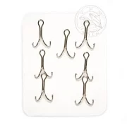 Крючок Sprut двойной Kiba SD-36 NK №10 (Double Round Bend NickelHook) (уп,7шт)