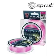 Леска SPRUT SKYLINE FC Evo Tech PRO 100m PINK  0.145mm 4.25kg
