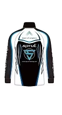 Футболка SPRUT Team of Anglers II (синий, с длинным рукавом/Black/White/Blue) р.L