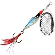 Блесна AQUA FISH COMET-4, с оперением 20,0g, цвет 06 (голубая спинка, серебро) 129853