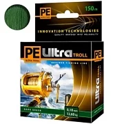 Плет. шнур PE ULTRA TROLL DARK GREEN 0.18m 150m (темно-зеленый)