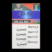 Карабин SPRUT SN-22 BN №3/18kg Hanging snap (уп.8шт)