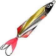 Блесна колебалка AQUA ГЛЮК 40,0mm, вес - 7,0g цвет 05 (серебро, золото, красный флюрик) 106732