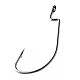 Крючок офсетный "Sprut" Ogami B-91 BC №4/0 (Offset Worm Hook) (уп.4шт)
