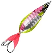 Блесна колебалка AQUA АТОМ M 40,0mm, вес - 9,0g цвет 03 (серебро, красный металлик) 108129