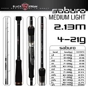 Спиннинг Sprut SABURO 213ML 4-21g 6-12lb SS702MLFS