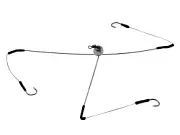 Снасть зимняя донная "Паучок",  4гр., 3 кр.№8