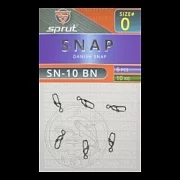 Карабин SPRUT SN-10 BN №0/10kg Danish snap (уп.6шт)