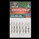Вертлюг SPRUT SS-48 SN №6/12kg Diamond eye rolling swivel with italian snap (уп.6шт)