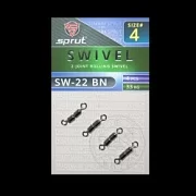 Вертлюг SPRUT SW-22 BN №4/33kg 2-Joint rolling swivel (уп.4шт)