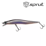 Воблер SPRUT Unagi 110F-SBK 110mm 11.5gr загл.0.5-1.0m floating