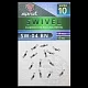 Вертлюг SPRUT SW-04 BN №10/13kg Diamond eye rolling swivel (уп.14шт)