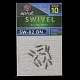 Вертлюг SPRUT SW-02 BN №10/13kg Rolling swivel (уп.14шт)