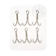 Крючок Sprut двойной Kiba SD-36 NK №6 (Double Round Bend NickelHook) (уп,6шт)