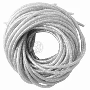 КЕМБРИК (моток) серебро с блестками d1,0*2,0 (уп.10шт*1м)