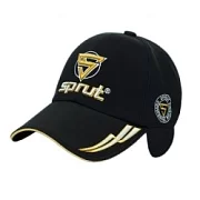 Кепка SPRUT Comfort (Утепленная с ушами /Black/Gold)